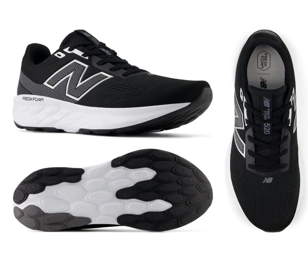 Tênis New Balance Fresh Foam 520 V9 Masculino para Corrida e Caminhada